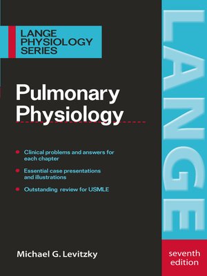 cover image of Pulmonary Physiology